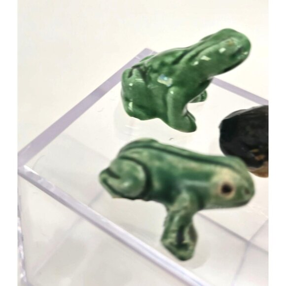 Ceramic Frog Collection Set Of 3 Vintage Figurines Collectibles je164 - Picture 7 of 12